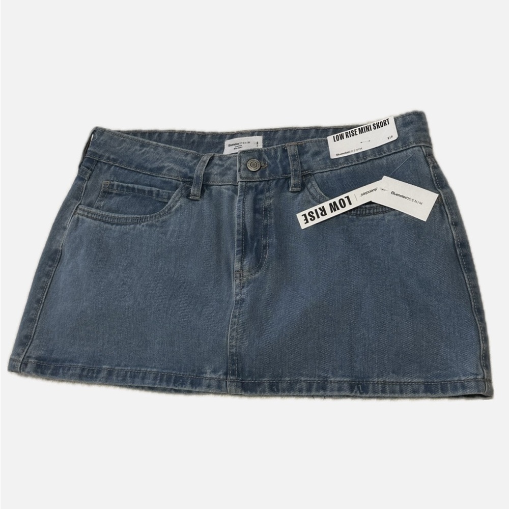 Bluenotes mini denim skort low rise